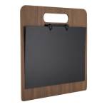 PortaMenu a tagliere con anelli Chopping Board 32 x 24 cm legno di noce - 18685 - 1