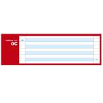 Ricambi didattici forati - A4 - 40 fogli carta 100 gr - 1 rigo - con margine - Blasetti - 7433 - 8007758274334 - DMwebShop - 1