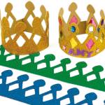 Gomma Crepp Glitter - 20 x 30 cm - colori assortiti - busta 10 fogli - Deco - 12377 - 8004957123777 - DMwebShop - 2