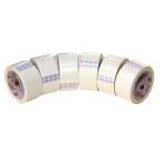 Nastro adesivo 330 - 5 cm x 66 mt - PVC - bianco - conf. 6 pezzi - Eurocel - 000311366 - 30777A - DMwebShop - 1