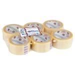 Nastro adesivo 330 - 5 cm x 66 mt - PVC - trasparente - conf. 6 pezzi - Eurocel - 000112366 - 30778A - DMwebShop - 1