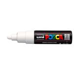 Marcatore a base d acqua Uni Posca PC7M punta tonda large 4,5-5,5 mm bianco - 22304 - 1