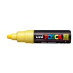 Marcatore a base d'acqua Uni Posca PC7M - punta tonda large - 4,5 - 5,5 mm - giallo - Uni Mitsubishi - M PC7M G - 4902778228265 - DMwebShop - 1