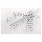 Dorsi WireBind per rilegatura - passo 3:1 - metallo - 34 anelli - 5 mm - argento - scatola 100 pezzi - GBC - 2101007E - 5028252218108 - DMwebShop - 1