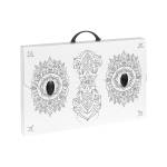 Valigetta polionda Smart 36,5 x 56,5 cm dorso 5,5 cm fantasie assortite - 23185 - 2