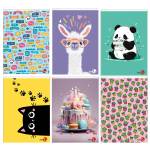 Maxiquaderno Bambina fantasia A4,40,2 fogli 80 gr 5 mm con margine - 25898 - 2