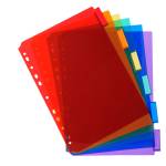 Intercalari neutri - PPL - A4 - trasparente - 6 posizioni - Exacompta - 3906E - 3130630039068 - DMwebShop - 1