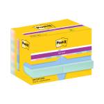 Blocco Post it Super Sticky 622-12SS-SOUL - 47,6 x 47,6 mm - colori Soulful - 90 fogli - conf. 12 pezzi - Post-it - 7100290159 - 4064035065706 - DMwebShop - 1