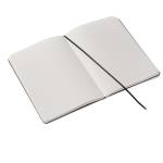 Taccuino EcoQua Plus - con elastico - rilegatura cucita - A5 - 5 mm - 80 fogli - righe - vino - Fabriano - 19621012 - 8001348220572 - DMwebShop - 1