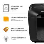 Distruggidocumenti LX-41 - a frammenti - nero - Fellowes - 4300701 - 43859771097 - DMwebShop - 1
