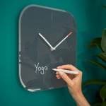 Orologio Cosy - da parete - silenzioso - in vetro - grigio - Leitz - 90170089 - 4002432125074 - DMwebShop - 2