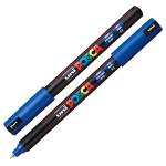 Marcatore Uni Posca PC1M - punta extra fine 0,7 mm - colori assortiti - conf. 10 pezzi - Uni Mitsubishi - M PC1MR 10P - 8007404249099 - DMwebShop - 3