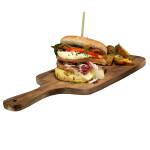 Tagliere con manico - 45 x 18 x 1,6 cm - legno di acacia - Leone - S5011 - 8024112632050 - DMwebShop - 1