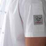 Giacca da cuoco Tommaso - a manica corta - taglia L - bianco - Giblor's - Q8G00185-C01-L - 8056149337806 - DMwebShop - 2