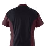 Giacca cuoco Thiago - da uomo - manica corta - taglia M - bordeaux - Giblor's - Q8GX0103-U35-M - 8058045582427 - DMwebShop - 1