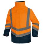 Parka 5 in 1 Optimum 3 alta visibilita' - taglia L - arancio fluo - Deltaplus - OPTI3OMGT - 3295249276720 - DMwebShop - 1