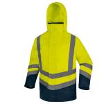 Parka 5 in 1 Optimum 3 alta visibilita' - taglia L - giallo fluo - Deltaplus - OPTI3JMGT - 3295249276652 - DMwebShop - 3