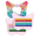 Astuccio Farfalla matite colorate Sparkle colori assortiti Faber Castell - 29052 - 1