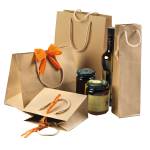 Shopper - 10 x 12 + 6,5 cm - 160 gr - carta kraft - avana - conf. 12 pezzi - PNP - UY508HNN04YNN - 8013170571012 - DMwebShop - 1