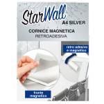 Cornice magnetica retroadesiva Starwall - A4 - silver - Starline - STL6430A4SILVER - 8025133124999 - DMwebShop - 1