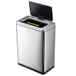 Cestino con sensore No TouchDuo - 2 x 20 lt - 46,5 x 27 x 65 cm - Acciao-PPL - argento metallizzato - Durable - 3424-23 - 4005546739427 - DMwebShop - 1