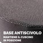 Cuscino Breyta Comfort - 6 x 43 x 43 cm - in tessuto - nero - Fellowes - 100119850 - 43859803040 - DMwebShop - 5