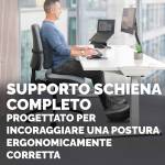 Cuscino Lombare Confort Breyta - 33 x 38 x 9 cm - in tessuto - nero - Fellowes - 100119852 - 43859803057 - DMwebShop - 5