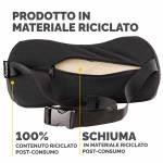 Cuscino Lombare Breyta - 17 x 35 x 6 cm - in tessuto - nero - Fellowes - 100119853 - 43859803064 - DMwebShop - 2