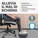 Cuscino Poggiapiedi Breyta - 10 x 45 x 30 cm - nero - Fellowes - 100119851 - 43859803088 - DMwebShop - 5