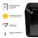Distruggidocumenti LX65 - a frammenti - nero - Fellowes - 4400701 - 43859764792 - DMwebShop - 1