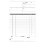 Blocco fatture 1 aliquota Iva 33,33,33 fogli autoautoricalcanti 29,7 x 21 cm - 3975 - 1