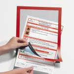 Cornice espositiva Duraframe A4,21 x 29,7 cm rosso - 9485 - 1