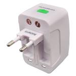 Adattatore da viaggio universale bianco Melchioni - 28273 - 1