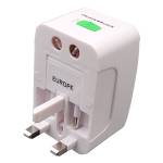 Adattatore da viaggio universale bianco Melchioni - 28273 - 3