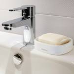 Portasapone Pronto Bagno 12,5 x 8 x 2,5 cm PPL bianco - 20956 - 1