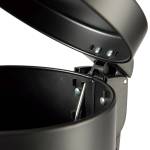 Pattumiera Premium con pedale e vaschetta 3 lt nero satinato - 20728 - 3