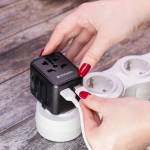 Adattatore viaggio UTA 02 con 2 x USB A - 29222 - 1