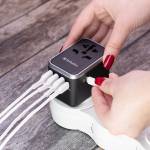 Adattatore da viaggio UTA 04 PD61W QC 3xUSB 2xType C - 29033 - 2