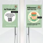 Etichette adesive per finestre in carta con pellicola laser rimovibili bianco - 11108 - 2