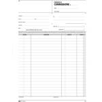 Blocco copia commissioni uso mano 29,7 x 21 cm 100 fogli - 3905 - 1