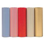 Rotolo carta regalo 2 mt x 70 cm fantasie righe e pois espositore 50 pezzi - 26869 - 1