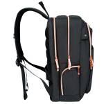 Zaino per pc Katy Rose notebook 15,6 nero cerniera rose gold Digital Design - 21572 - 4