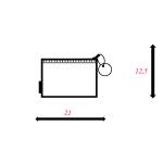 Busta con zip Bubble 21,5 x 12,5 cm EVA colori pastello assortiti - 21748 - 1