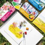 Acquerelli demi-godet con pennello brush in scatola di metallo - 13060/3 - 6902983052622 - DMwebShop - 2