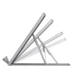 Base di raffreddamento e rialzo regolabile per laptop o tablet 14 grigio - 26626 - 1