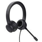 Cuffie USB per PC HS 201 con microfono nero - 29605 - 1