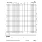 Registro Iva corrispettivi 31 x 24,5 cm 15pg numerate - 4490 - 2