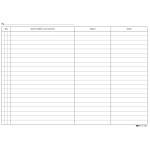 Schede per medici generici 17x24 cm verde - 19397 - 2