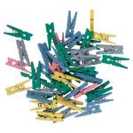 Mollettine mini in legno colori pastello 25 mm - 22486 - 1