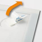 Cornice adesiva Duraframe Wallpaper A4,21 x 29,7 cm argento - 22645 - 3